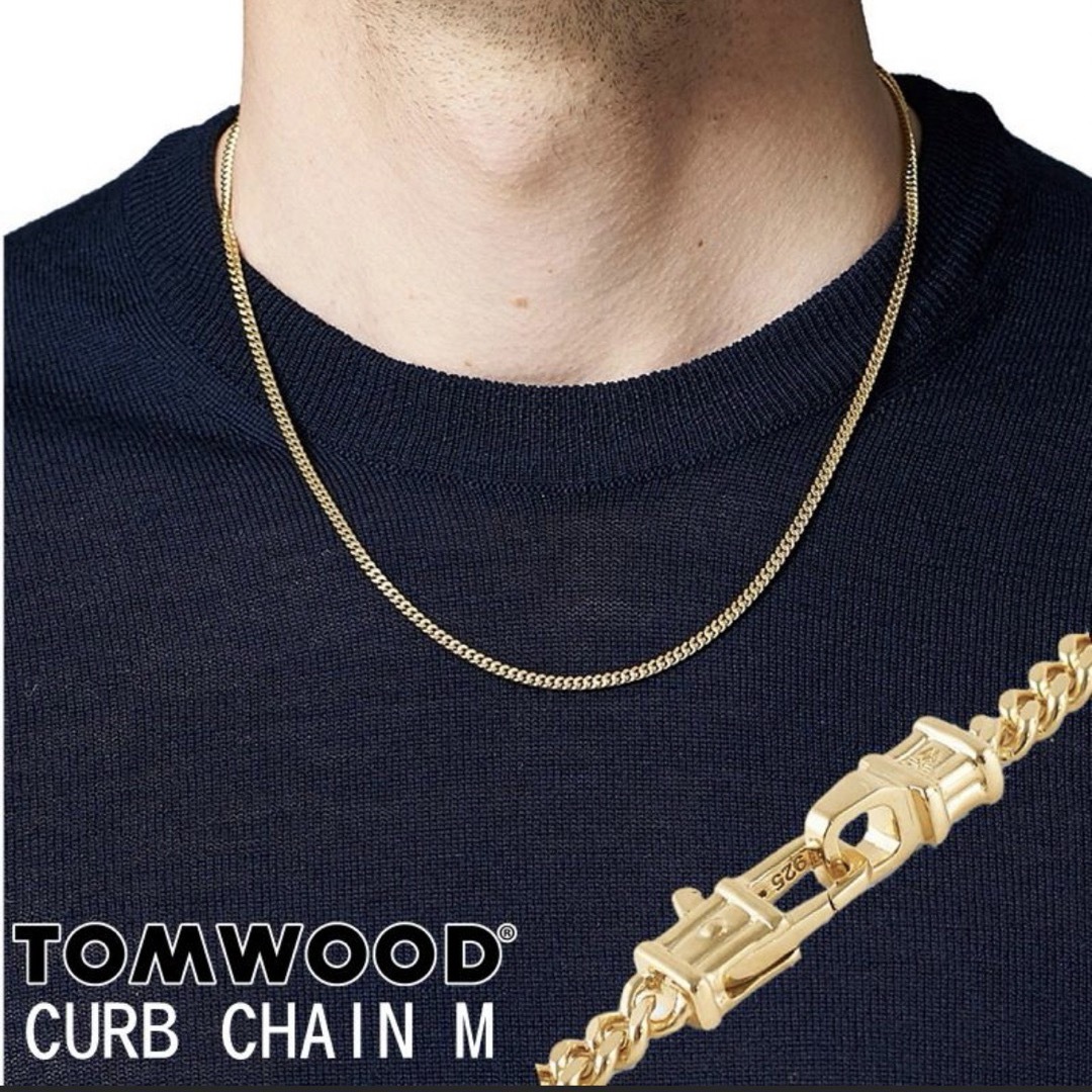 【新品】Tom Wood ネックレス　Curb Chain Mサイズ