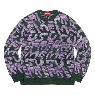 【Lサイズ　 Raised Logo Sweater】シュプリーム　ニット