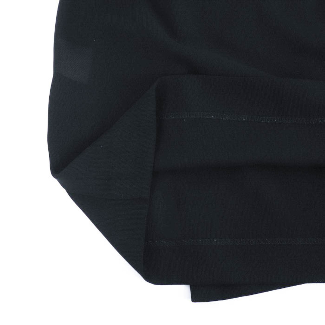 INED(イネド)のイネド ラップスカート ミニスカート 膝上丈 黒 シンプル 無地 ボトムス 日本製 レディース 2サイズ ブラック INED レディースのスカート(ミニスカート)の商品写真