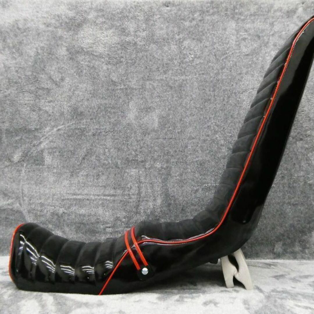 XJR400 前期 黒赤 エナ 60cm 三段シート/補強入りの通販 by
