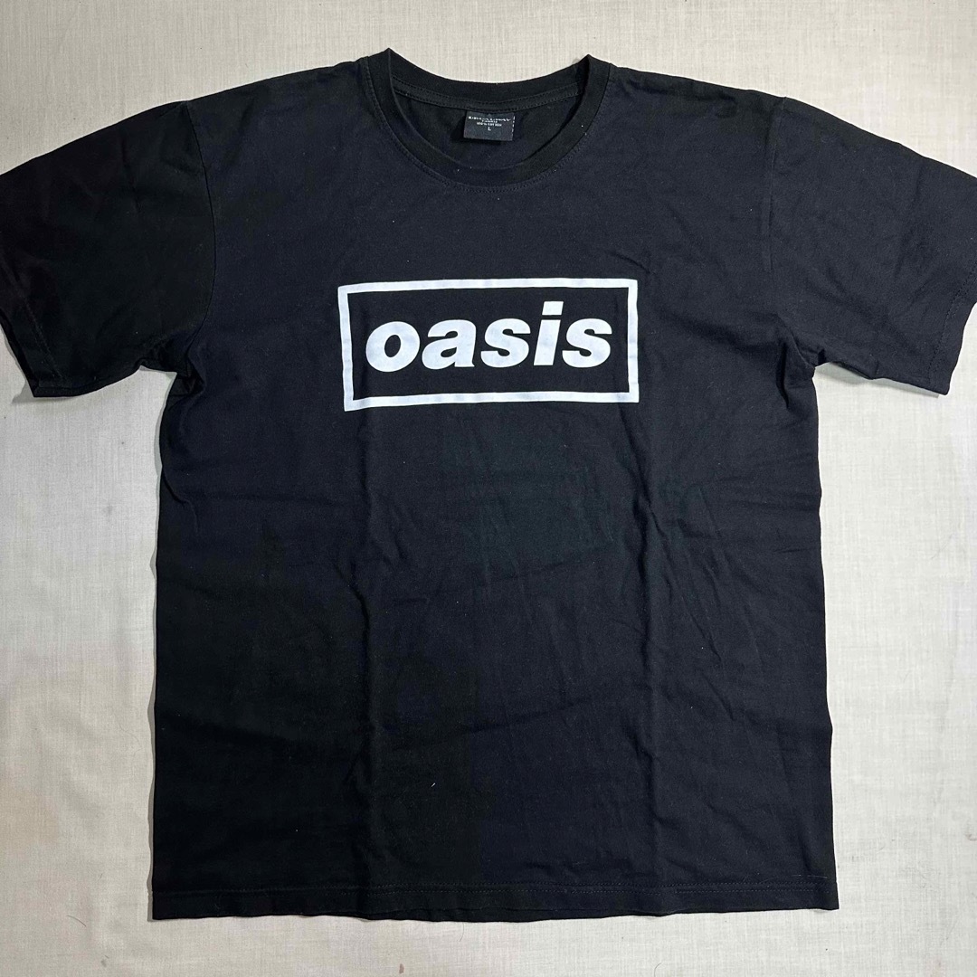 MUSIC TEE(ミュージックティー)のオアシス　OASIS バンドtシャツ ロゴtシャツ 古着 メンズのトップス(Tシャツ/カットソー(半袖/袖なし))の商品写真