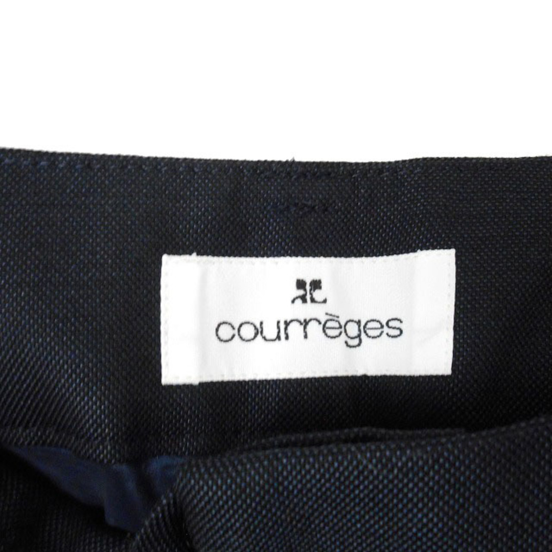 Courreges - クレージュ パンツ スラックス ウール シルク混