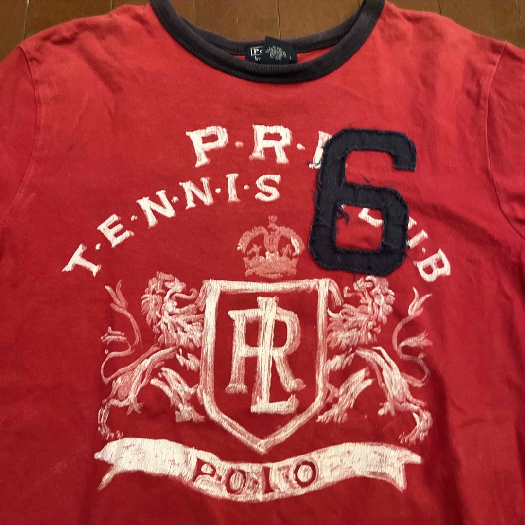 POLO RALPH LAUREN(ポロラルフローレン)のポロ　ラルフローレン　赤Tシャツ　キッズ　L(14-16) キッズ/ベビー/マタニティのキッズ服男の子用(90cm~)(Tシャツ/カットソー)の商品写真