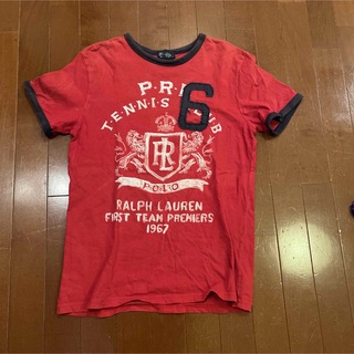 ポロラルフローレン(POLO RALPH LAUREN)のポロ　ラルフローレン　赤Tシャツ　キッズ　L(14-16)(Tシャツ/カットソー)