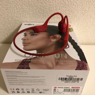 アフターショックス(AFTERSHOKZ)のSHOKZ OPENRUN（RED）(ヘッドフォン/イヤフォン)