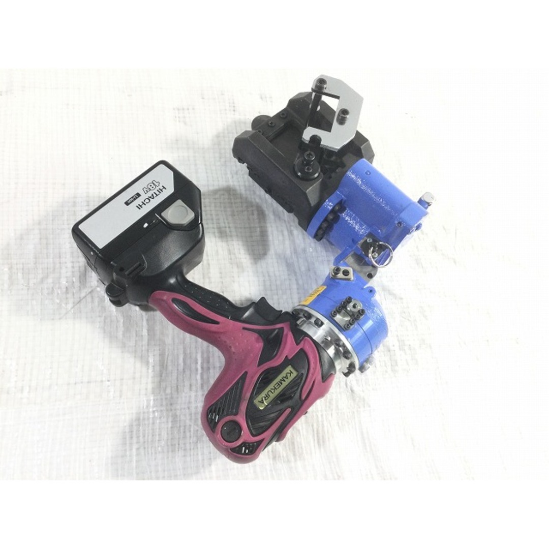 ☆中古品☆亀倉精機 カメクラ 18V 充電式 油圧 コードレス ☆中古品☆亀倉精機 カメクラ 18V 充電式 油圧 コードレス