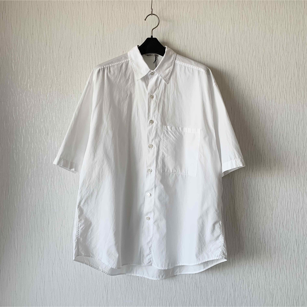 AURALEE オーラリー カジュアルシャツ 4(M位) 白