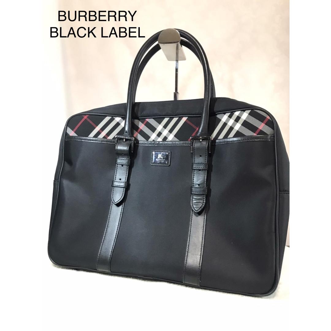 美品 BURBERRY BLACK LABEL ブリーフケース ビジネスバッグ - ビジネス