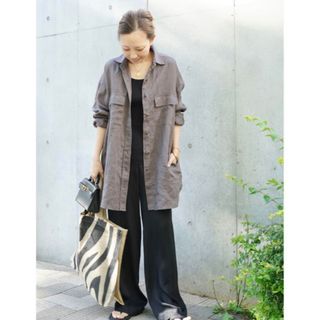 Deuxieme Classe shirt JK リネンシャツジャケット