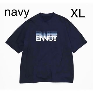 ワンエルディーケーセレクト(1LDK SELECT)のXL ennoy ELECTRIC LOGO GRADATION SS TEE(Tシャツ/カットソー(半袖/袖なし))