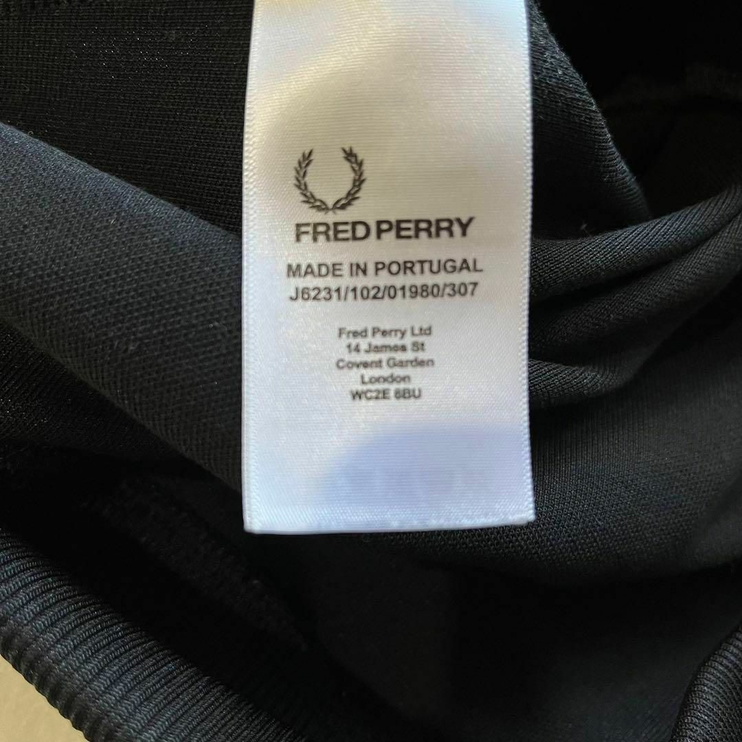 FRED PERRY - フレッドペリー トラックジャケット ワンポイントロゴ ポルトガル製 Lサイズ 黒の通販 by イブのUS／ UK
