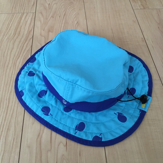 UV サファリハット 帽子 ブルー 青 キッズ 子供 コストコ(帽子)