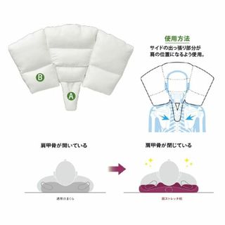 ロフテー 枕 肩ストレッチ 専用カバー付き 肩こり 首こり エアウィーヴ