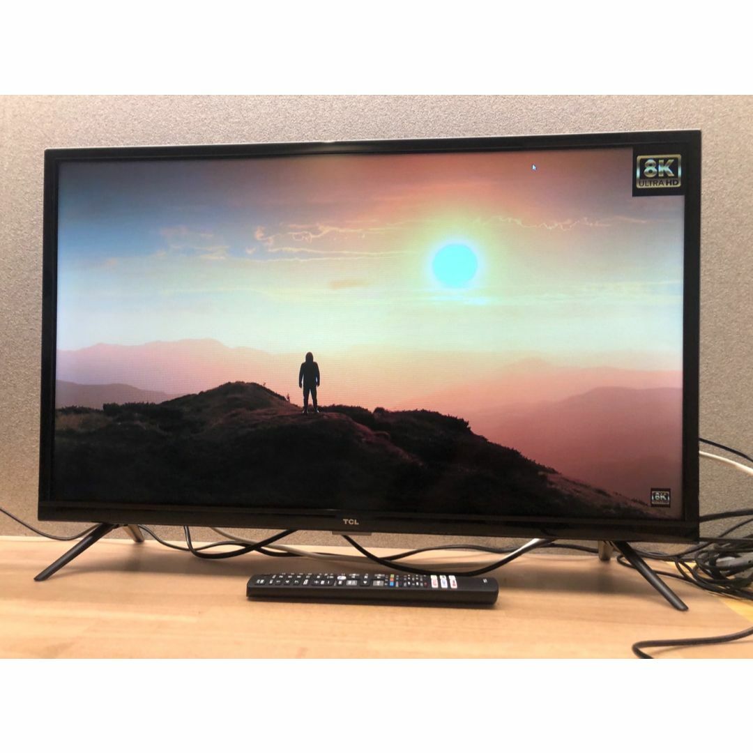 TCL(ティーシーエル)の2022年製極美品！TCL 32S516E スマート テレビ　32型　映り綺麗！ スマホ/家電/カメラのテレビ/映像機器(テレビ)の商品写真