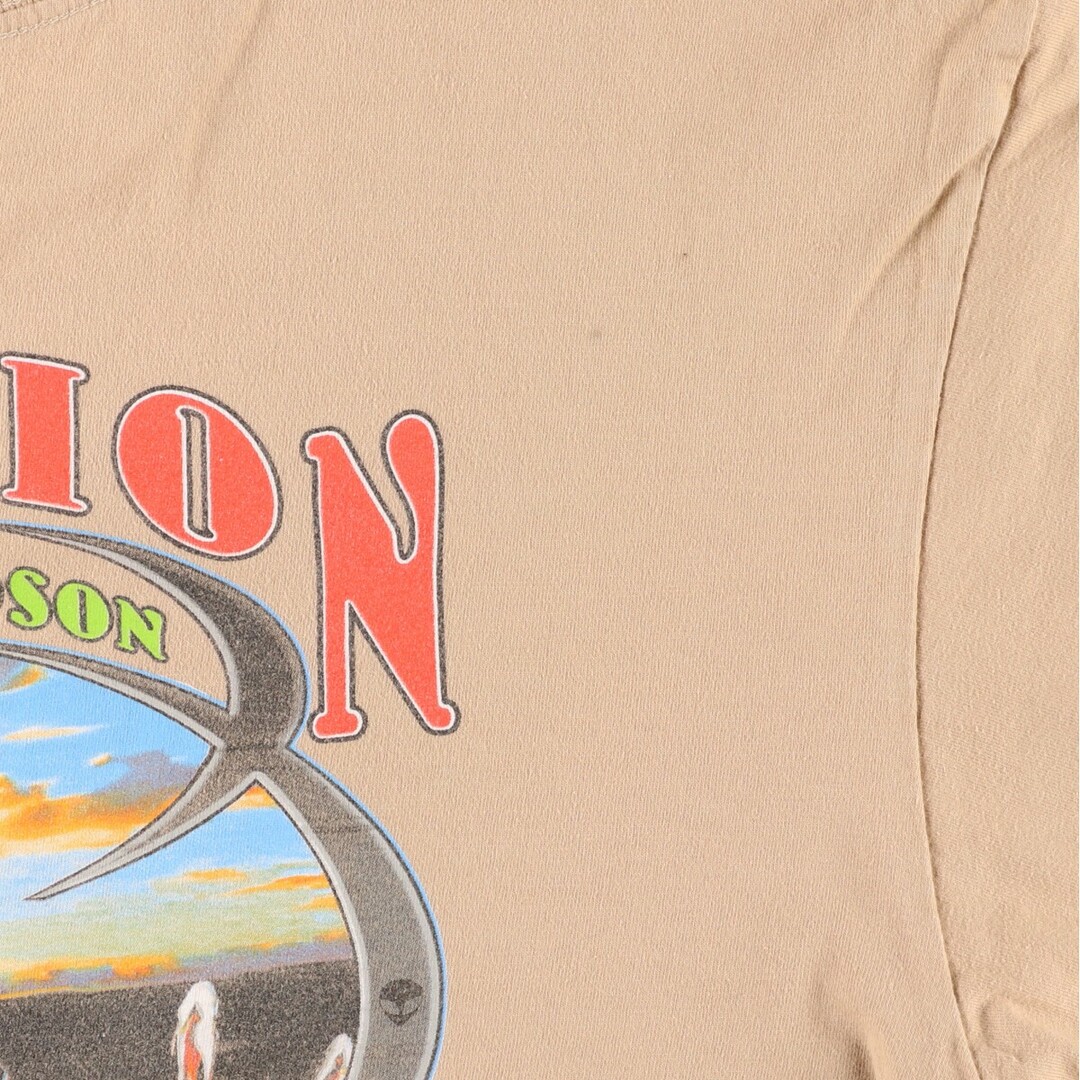 Harley Davidson(ハーレーダビッドソン)の古着 ハーレーダビッドソン Harley-Davidson 両面プリント モーターサイクル バイクTシャツ USA製 メンズXXL /eaa354875 メンズのトップス(Tシャツ/カットソー(半袖/袖なし))の商品写真