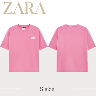 ザラ(ZARA)の【新品未使用】Barbie×ZARAコラボ商品 Tシャツ Sサイズ(Tシャツ(半袖/袖なし))