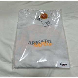 SAPEur×ASSC コラボTシャツ XL  ネオンオレンジ(Tシャツ/カットソー(半袖/袖なし))