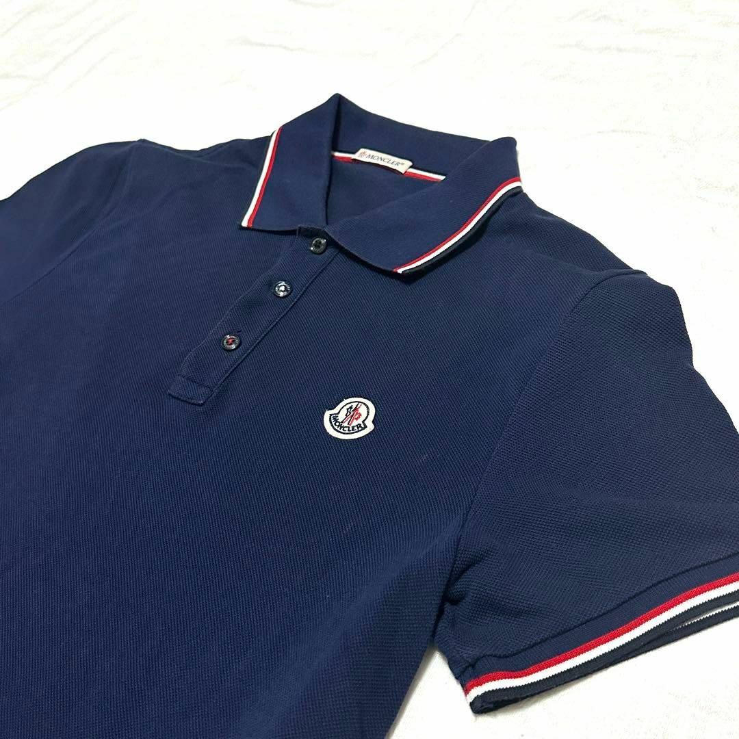 モンクレール MONCLER ポロシャツ ネイビー 紺色 | gulatilaw.com