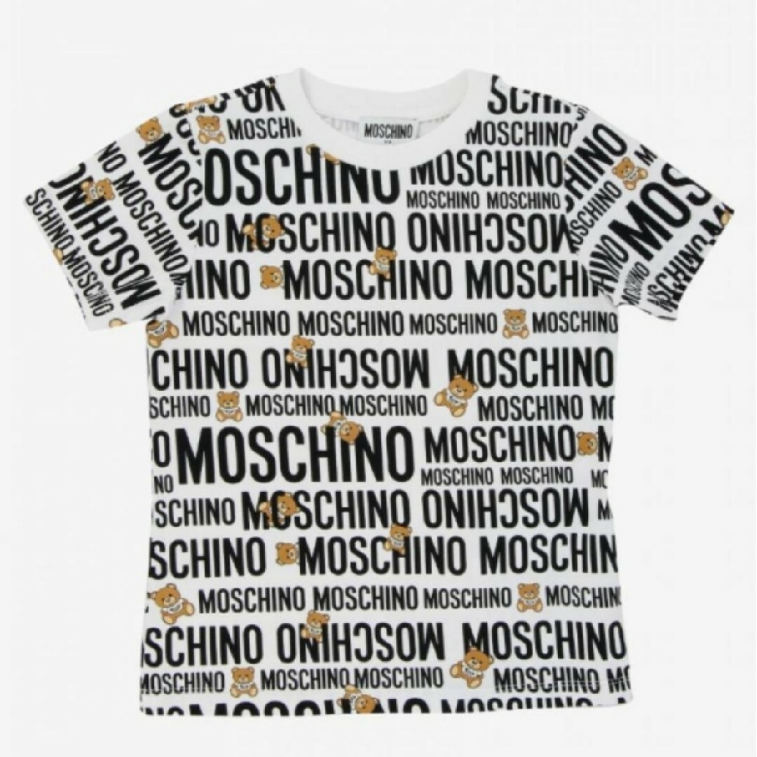 正規品 希少 レア MOSCHINO モスキーノ 半袖Tシャツ 総柄 アイコン