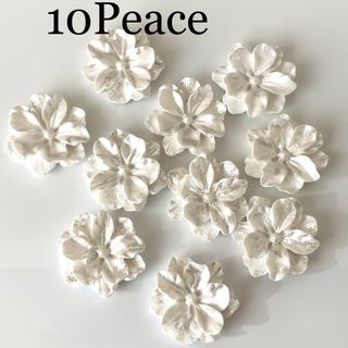 パールフラワーカボション/10Peace(各種パーツ)