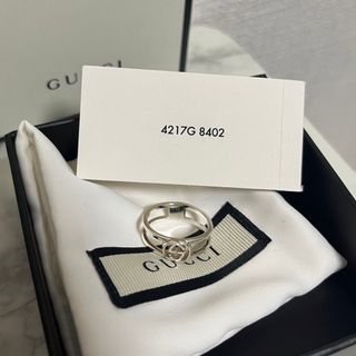 グッチ(Gucci)のGUCCI グッチ　リング　インターロッキング　G スリム　オープンバンド　　(リング(指輪))