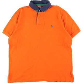 ラルフローレン(Ralph Lauren)の古着 ラルフローレン Ralph Lauren POLO by Ralph Lauren 半袖 ラガーシャツ メンズXL /eaa351841(シャツ)