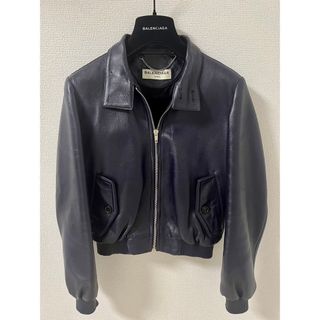 バレンシアガ(Balenciaga)のBALENCIAGA ライダースジャケット 羊革(ライダースジャケット)