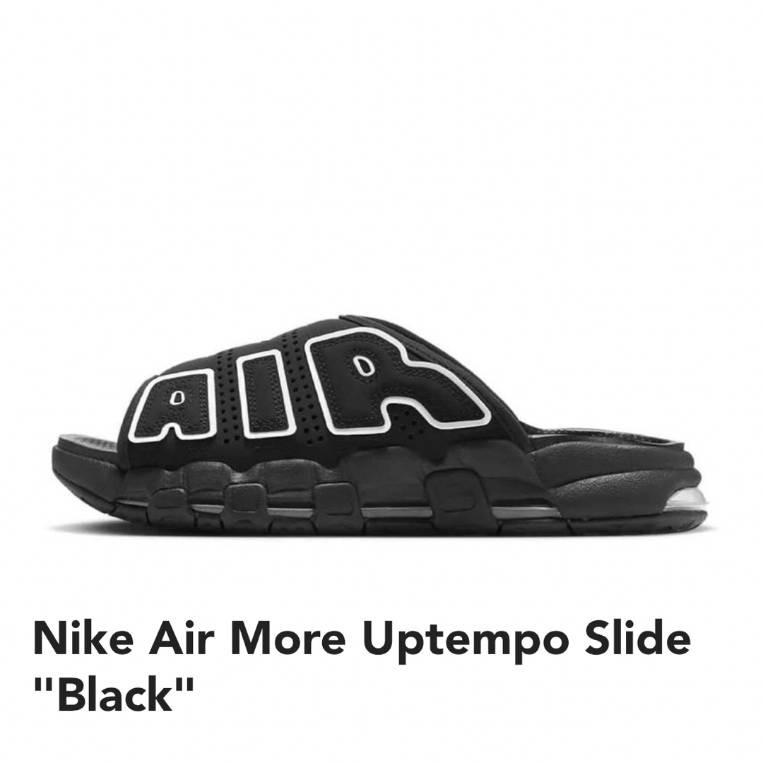 NIKE(ナイキ)のNike Air More Uptempo Slide "Black" メンズの靴/シューズ(サンダル)の商品写真