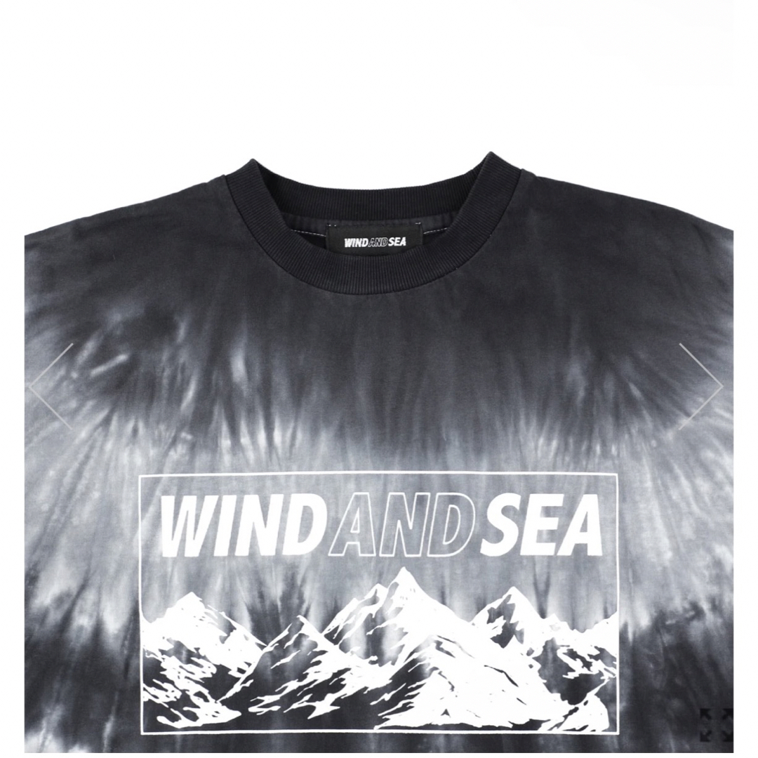 WIND AND SEA MOUNTAIN RANGE TIEDYE T - Tシャツ/カットソー(半袖/袖なし)