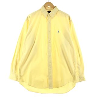 ラルフローレン(Ralph Lauren)の古着 ラルフローレン Ralph Lauren BLAKE 長袖 ボタンダウンシャツ メンズXL /eaa354766(シャツ)