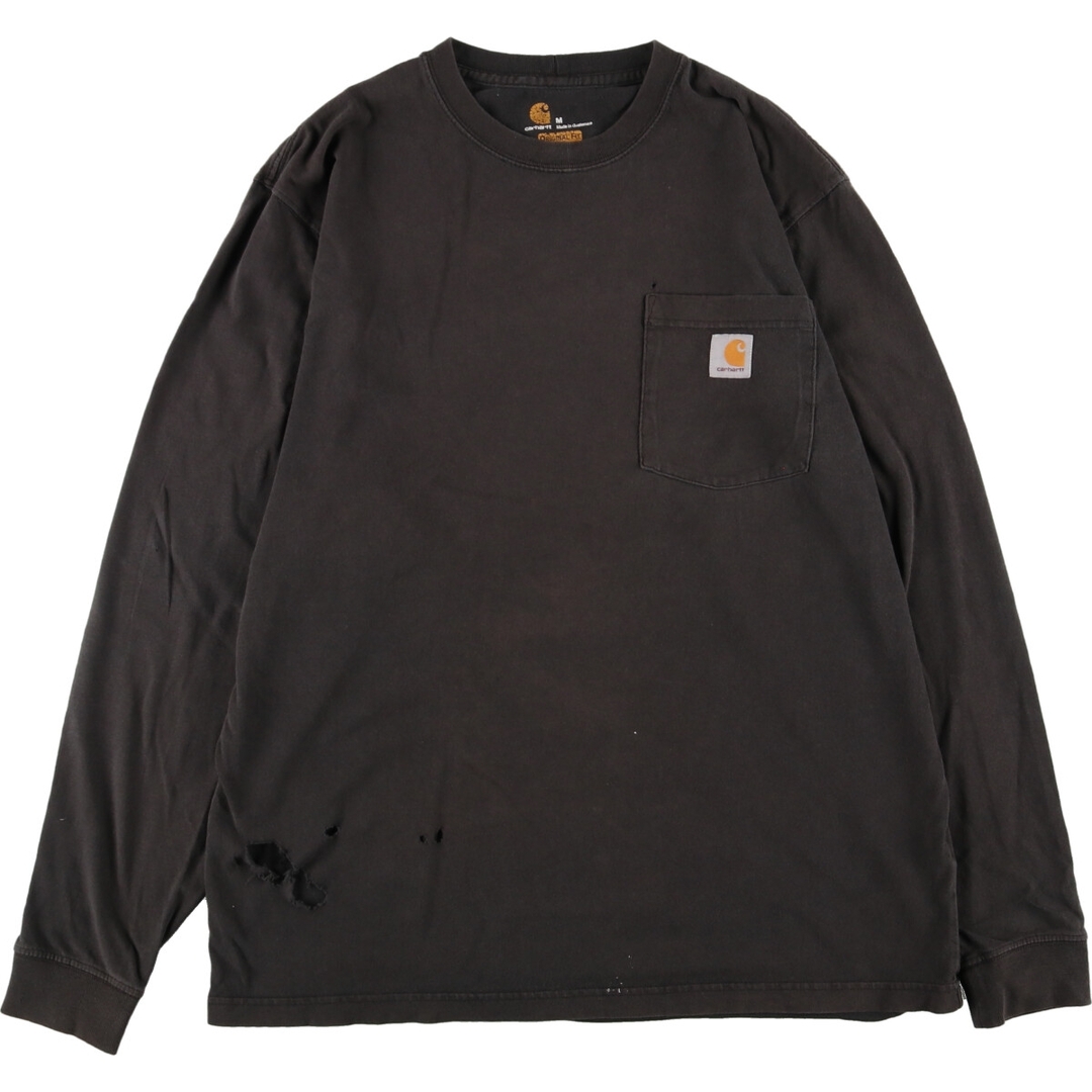 カーハート Carhartt 無地ポケットロングTシャツ ロンT メンズL /eaa354992