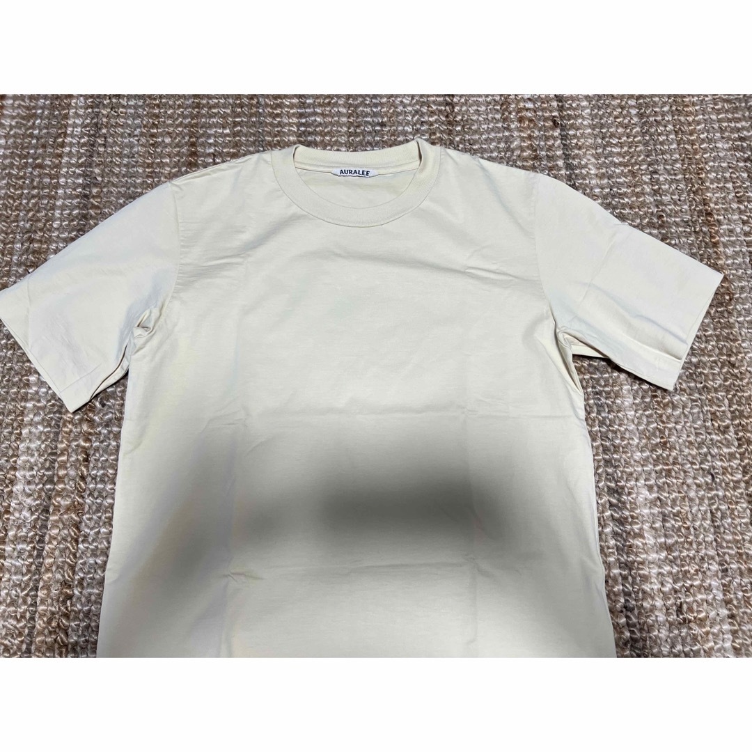AURALEE(オーラリー)のAURALEE オーラリー 20SS コットンクルーネックTシャツ レディースのトップス(Tシャツ(半袖/袖なし))の商品写真
