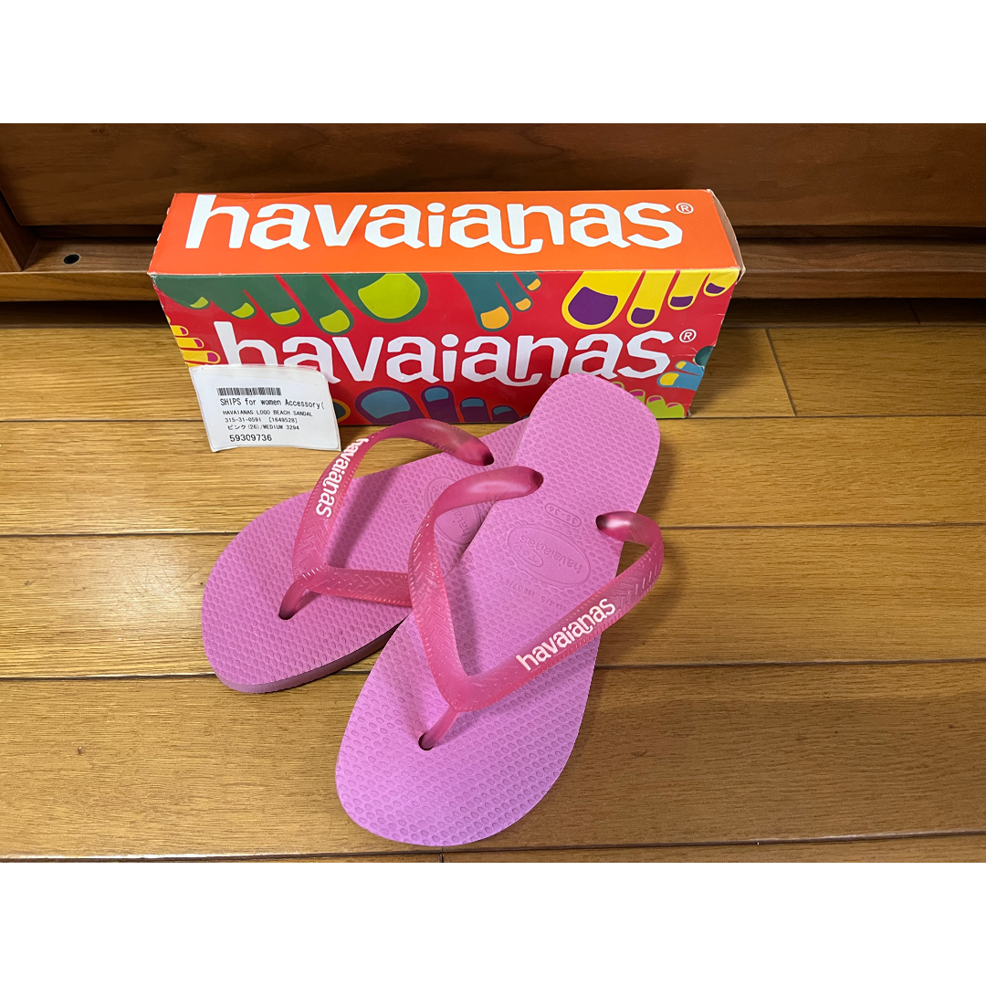 havaianas(ハワイアナス)の新品未使用★ハワイアナス ビーチサンダル 35/36 レディースの靴/シューズ(ビーチサンダル)の商品写真