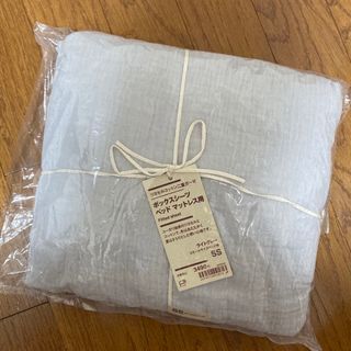 ムジルシリョウヒン(MUJI (無印良品))の無印　リヨセルコットン二重ガーゼボックスシーツ(その他)