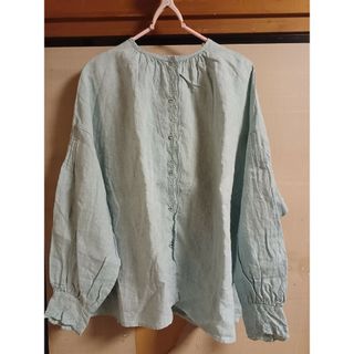 サマンサモスモス(SM2)のサマンサモスモス 35th Slow linen スカーフ刺繍ブラウス(シャツ/ブラウス(長袖/七分))