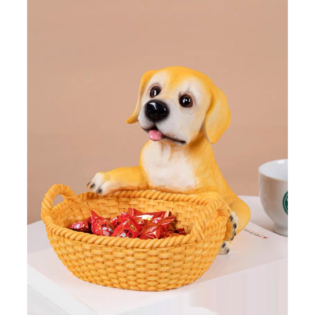 犬型 イヌ 卓上収納 小物入れ ラブラドール雑貨 キーケース 置物