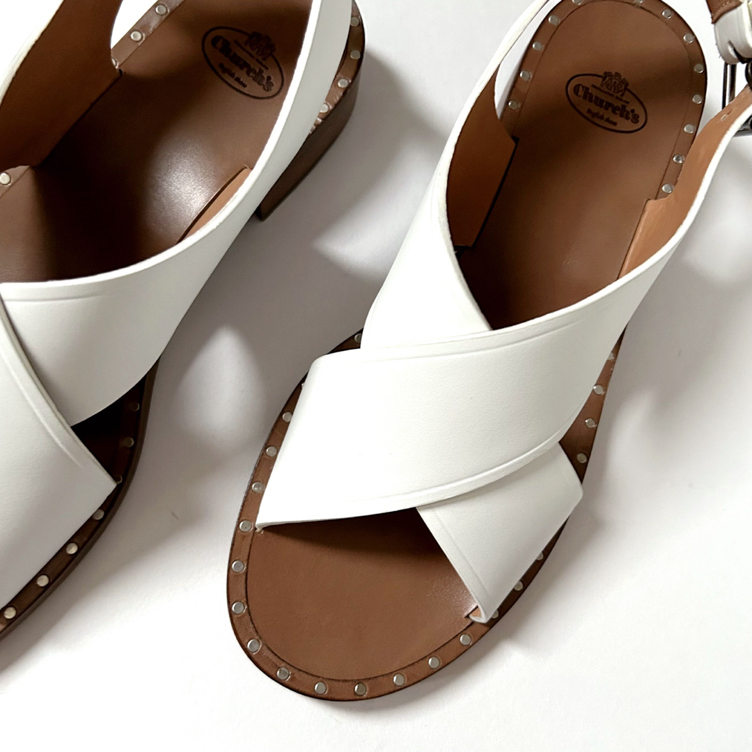 Church's】〔美品〕チャーチ RHONDA ロンダ レザー サンダル37 Church's】〔美品〕チャーチ RHONDA ロンダ レザー サンダル37