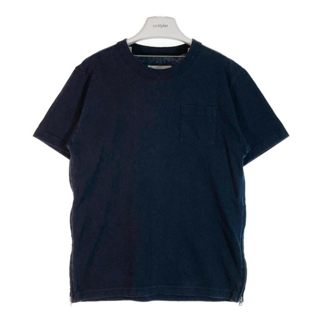 sacai - ☆サカイ T SHIRT サイドジップ Tシャツ ネイビー size2の通販