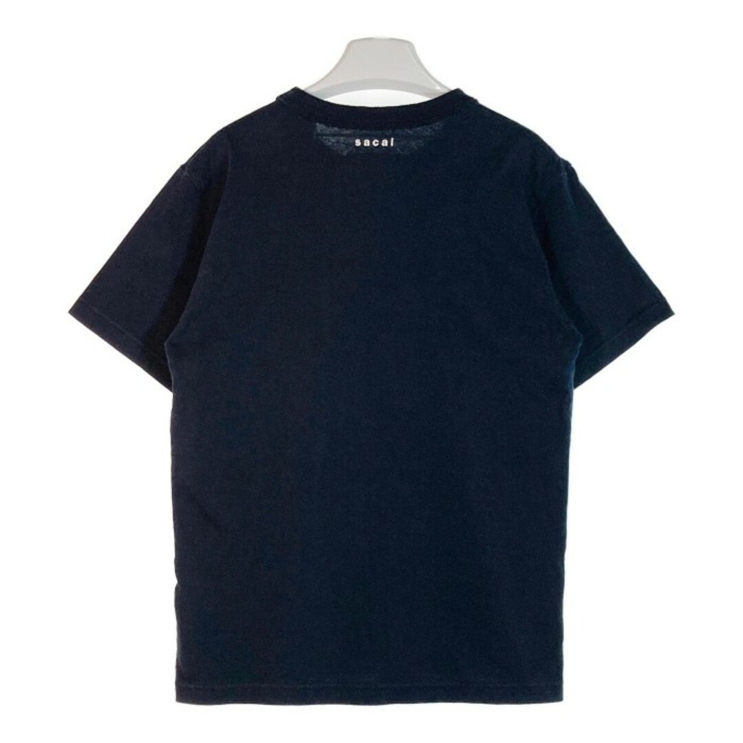 sacai - ☆サカイ T SHIRT サイドジップ Tシャツ ネイビー size2の通販