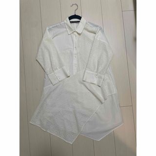 ザラ(ZARA)のZARA アシンメトリーワンピース　シャツワンピース(ひざ丈ワンピース)