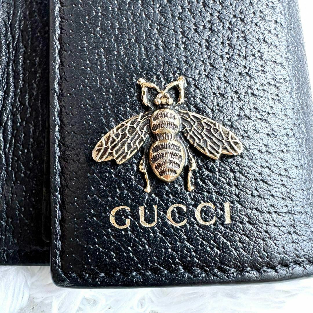 Gucci - 【美品】 GUCCI アニマリエ 6連 キーケース ビー 蜂 ハチ