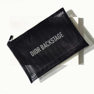 クリスチャンディオール(Christian Dior)の新品未使用 ディオール　ノベルティ　メッシュ　ポーチ　ブラック(ポーチ)