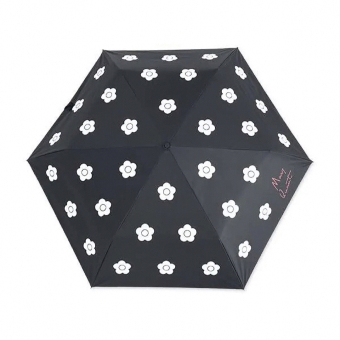 MARY QUANT - mary quantマリークヮント♡折りたたみ傘ブラック新品