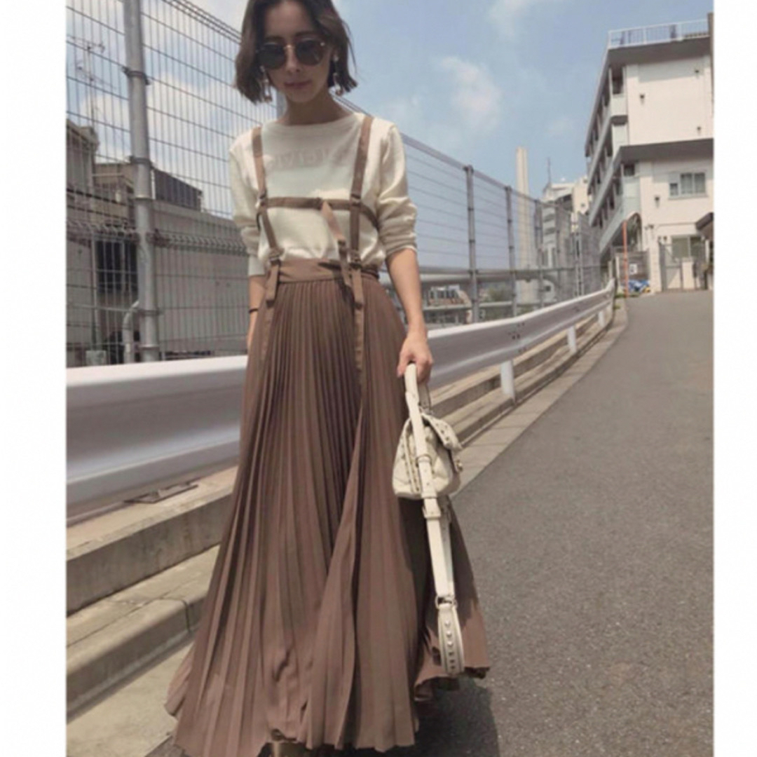 アメリヴィンテージ PLEATS SUSPENDER SKIRT