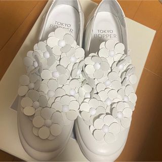 トーキョーボッパー(TOKYO BOPPER)の夏セール♡TOKYOBOPPER No.816 / White leather(スニーカー)