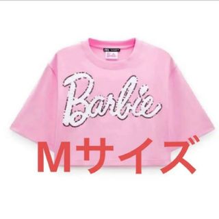 ザラ(ZARA)のzara ザラ　barbie Tシャツ Mサイズ(Tシャツ(半袖/袖なし))