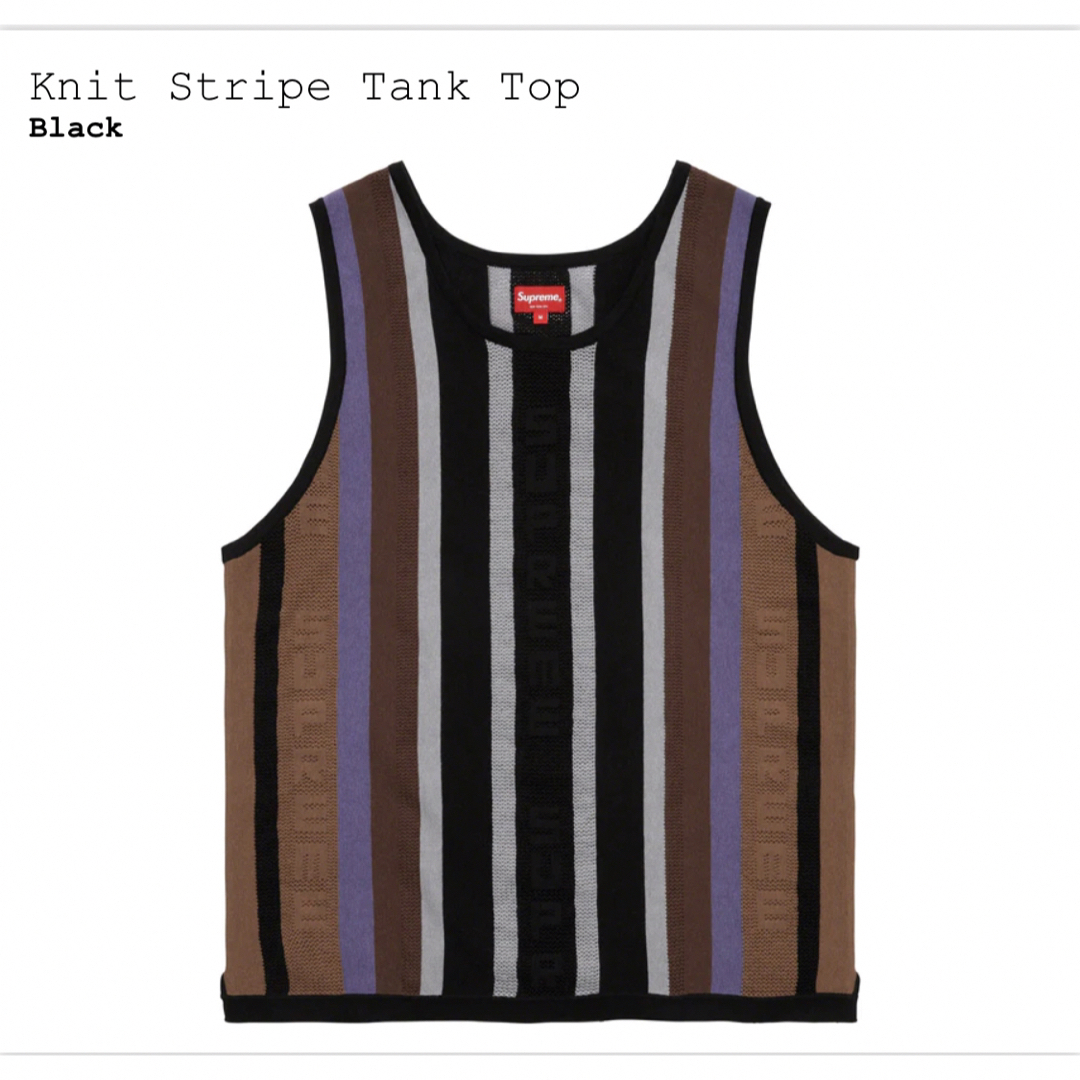 supreme knit stripe tank top Mサイズ