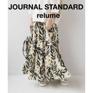 ジャーナルスタンダードレリューム(JOURNAL STANDARD relume)のJOURNAL STANDARD relume ボタニカルマーメイドスカート(ロングスカート)