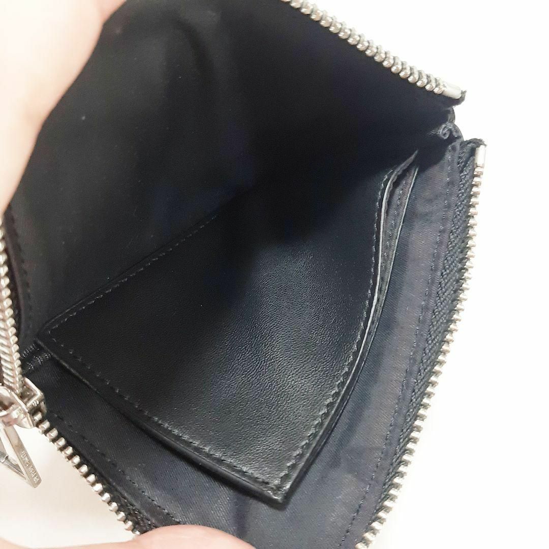 91%OFF!】 ポールスミス ゼブラ レザー コインケース ミニ財布 黒 革