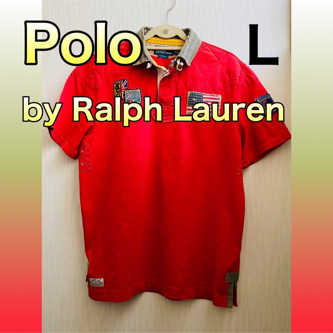 POLO RALPH LAUREN - ポロ バイ ラルフローレン 半袖ポロシャツ L